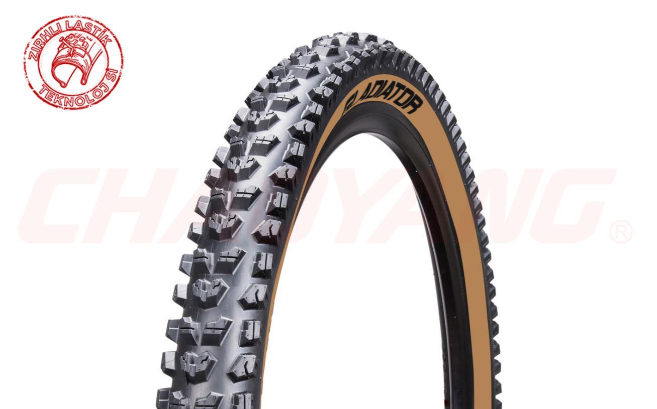 CHAOYANG Gladiator 27,5×2.35 Amber Yanak Dış Lastik Zırhlı 27,5 Mtb Dağ Bisiklet Dış Lastiği