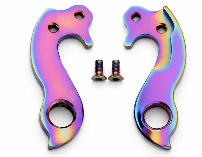 Cube Salcano XRS 030 Bisiklet Aktarıcı Kulağı Kadro Kulağı Titanyum Rainbow Kadro Kulağı