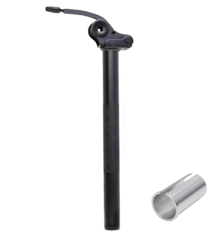 Elektrikli Bisiklet Katlanabilir Sele Borusu 31,6 mm 350mm Sele Borusu E-Bike Koltuk Borusu