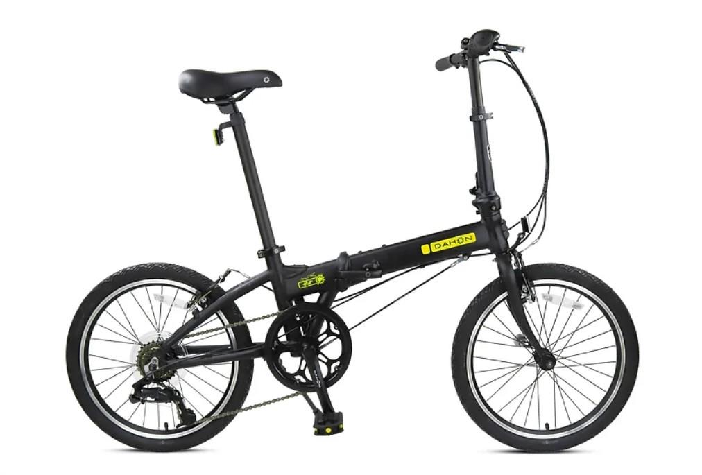 Dahon D6 Hit 20" Jant 6 Vites Katlanır Bisiklet 2022 SİYAH SARI