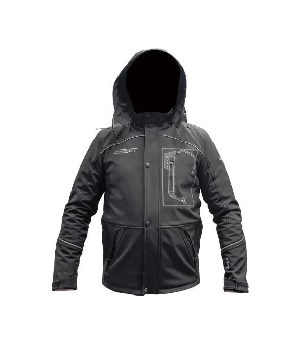Forte Gt 1084 Babil Full Koruma 4 Mevsim Kışlık Softshell Motosiklet Montu M Beden Siyah