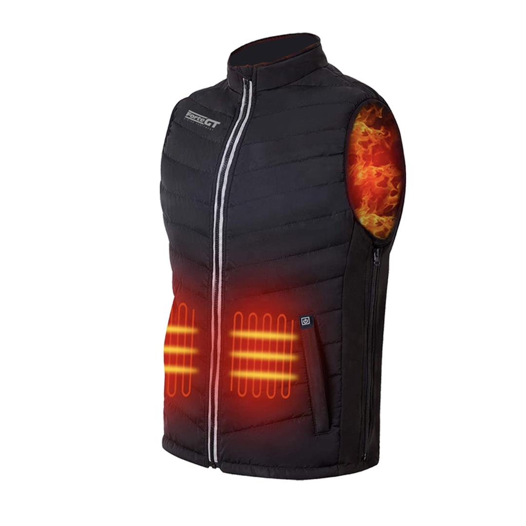 Forte GT 1035 Magma 3 Kademeli Isıtıcılı Motosiklet Yelek Rüzgar Geçirmez M Beden
