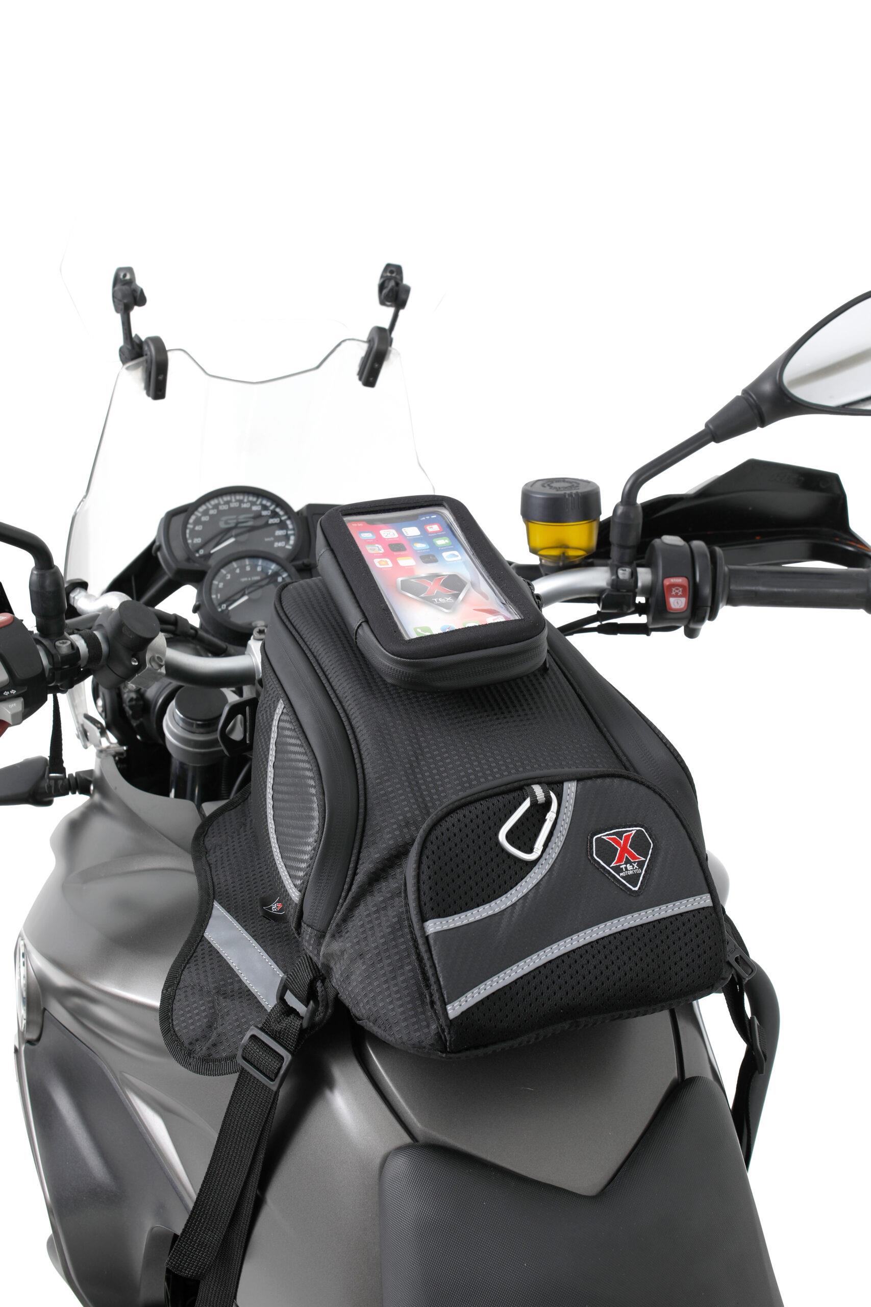 Forte Gt 627 XL Tank Bag Manyetik Motosiklet Depo Üstü Çantası Siyah Depo Üstü Mıknatıslı Çanta
