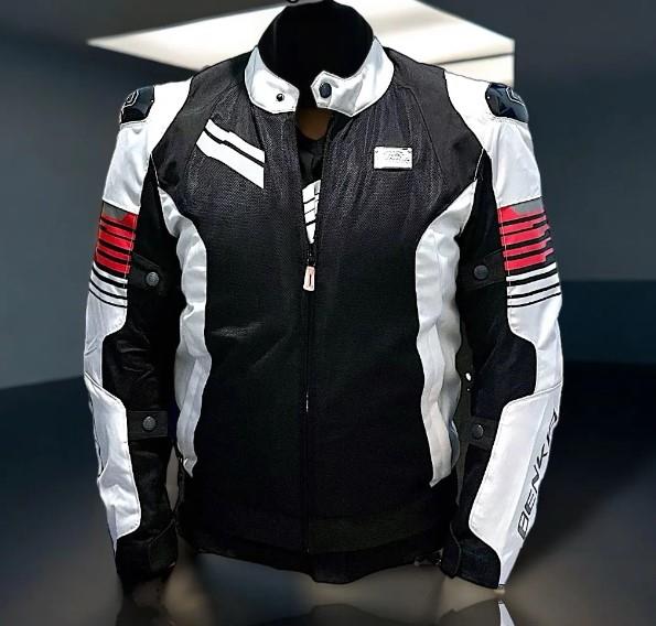 Forte Gt Xbyc 592 Benkıa Kaıto Full Koruma Yazlık Motosiklet Montu 2XL Beden Siyah Beyaz