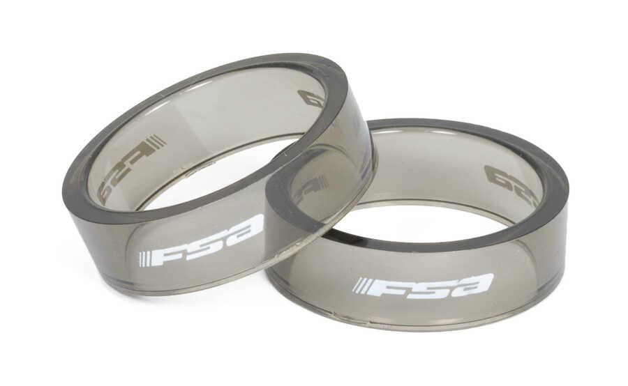 FSA Bisiklet Maşa Yatak Yüzüğü 5mm 1.1/8" Transparan Spacer Gri (Paketi 10luk)