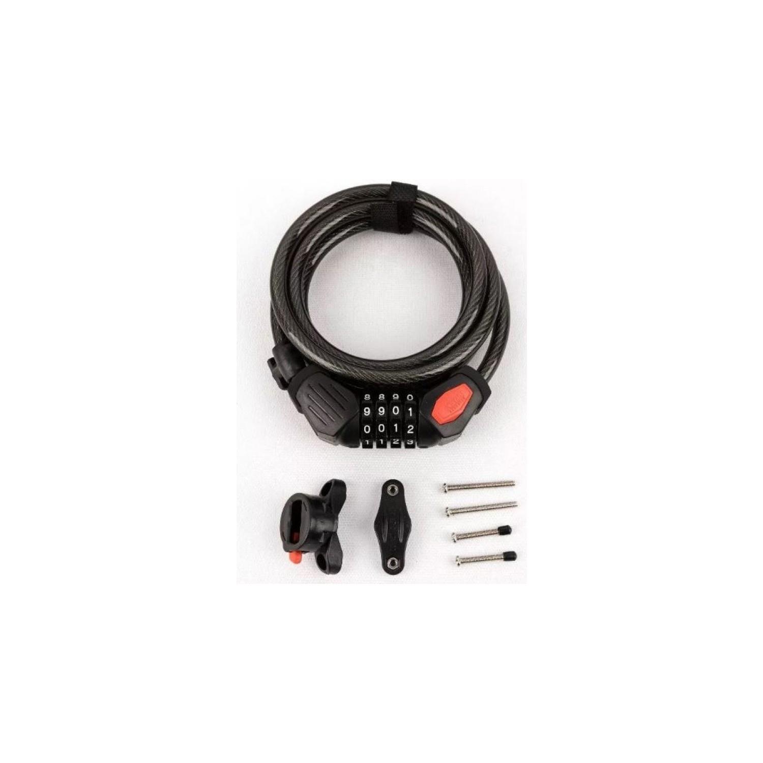 Knox 185cmX12mm 6006 Yüksek Güvenlikli Bisiklet Kilidi Anahtarlı