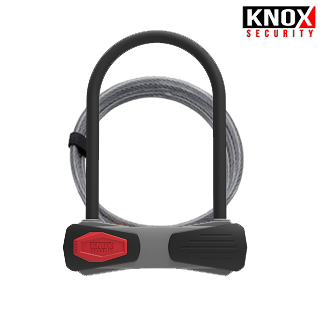 Knox U-Lock 106mmX200mm Yüksek Güvenlikli Bisiklet Kilidi Anahtar