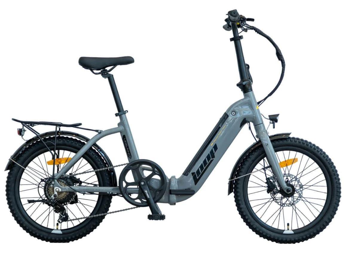 Kron Loop Urban 20" Jant E-Bike 7 Vites Hidrolik Fren Elektrikli Katlanır Bisiklet Nardo Gri