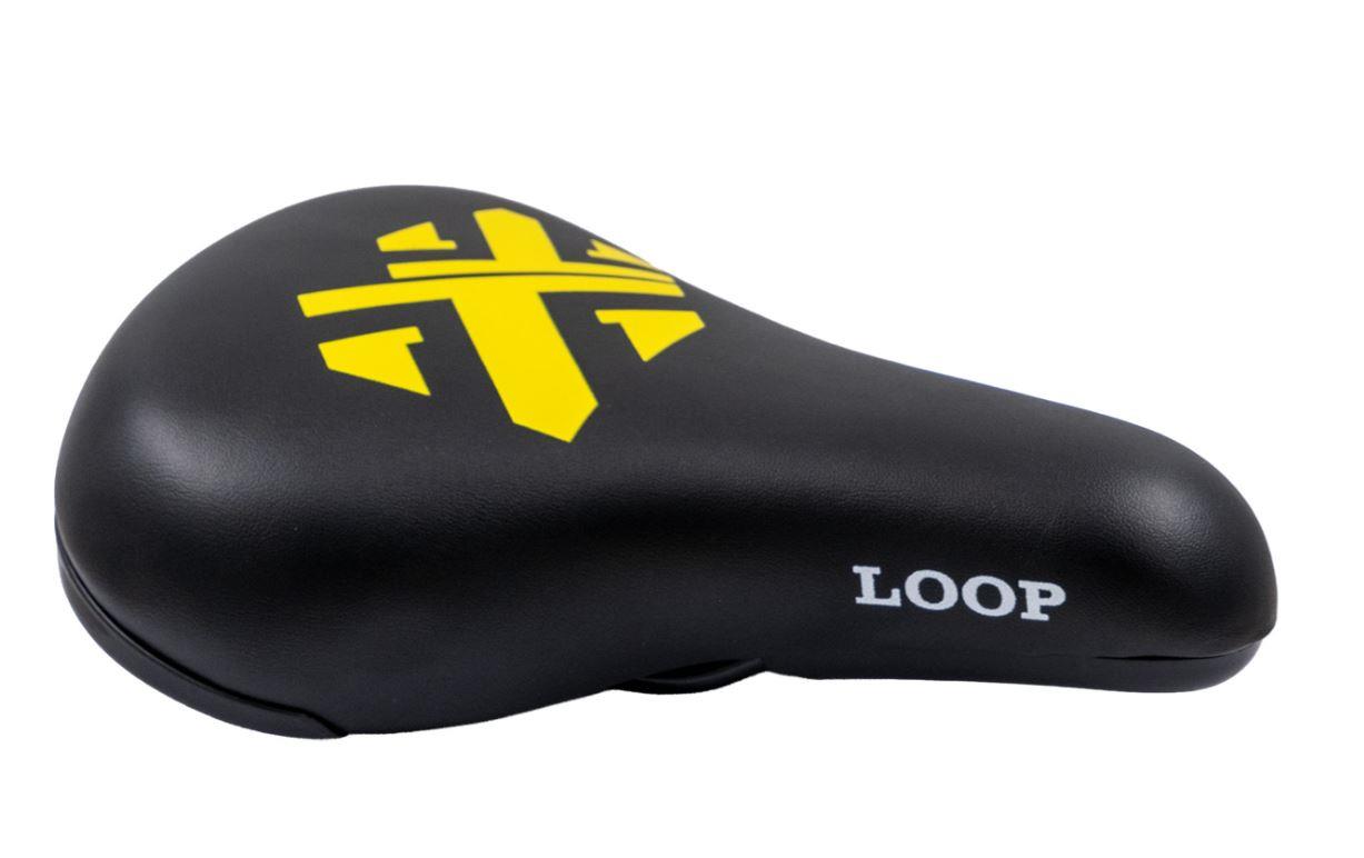 LOOP ZY-9404-B Sele 235x155mm 450gr Çocuk Bisiklet Selesi 16-20 Jant Uyumlu Siyah Sarı Renk