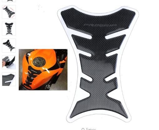 Motosiklet Tankpad Depo Üstü Sticker Motor tankpad KARBON DESEN