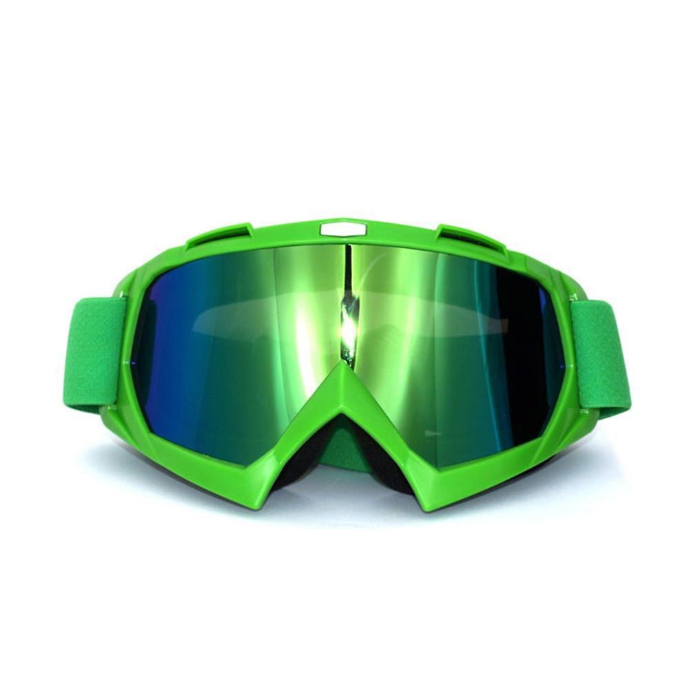 Motsaı Bisiklet Fullface Kask Gözlük HER Model Kask Uyumlu Yeşil