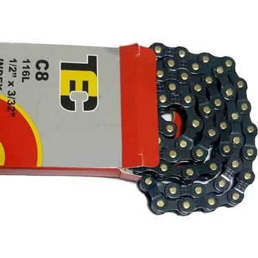 MTB Bisiklet Zincir C-8 TEC KMC Sılver MTB 24 Vites Zincir