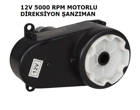 Pilsan Akülü Araba 12V 5000 RPM Motorlu Direksiyon Şanzımanı
