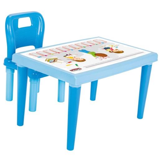 Pilsan Çocuk Modern Ders Çalışma Ve Aktivite Masası Mavi