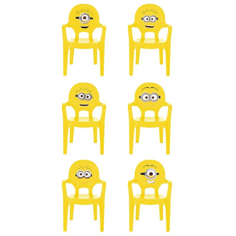 Pilsan Minions Lisanslı Çocuk Koltuğu Mini Çocuk Sandalyesi