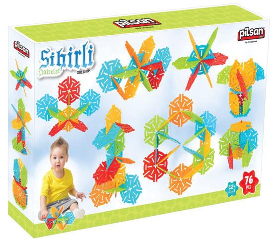 Pilsan Sihirli Daireler Kutulu (80 Parça) EĞİTİCİ GELİŞTİRİCİ LEGO