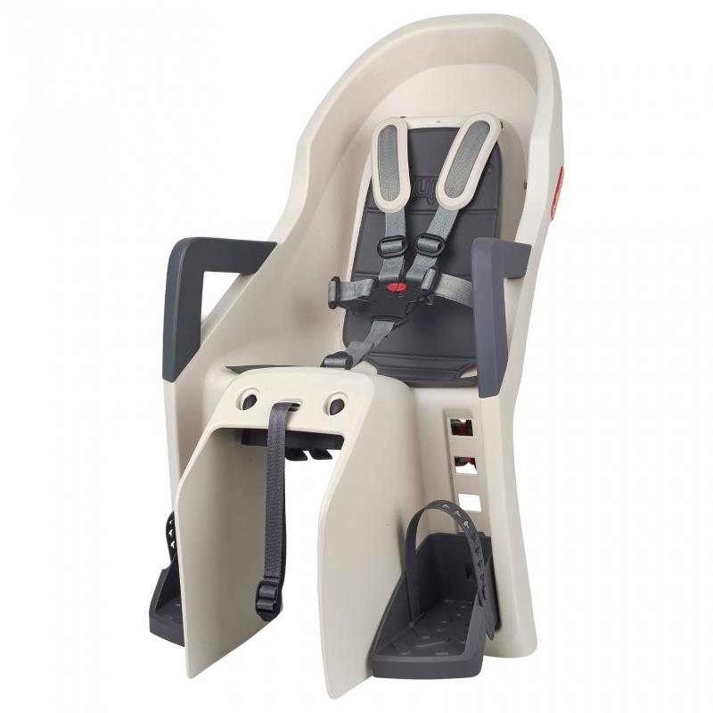 Polisport Guppy Maxi Plus CFS Arka Çocuk Taşıyıcı Bagaj Üstü Premium Çocuk Taşıyıcı Koltuk Krem