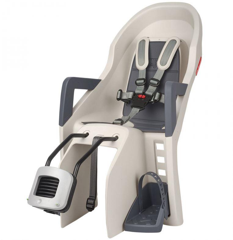 Polisport Guppy Maxi Plus FF Arka Çocuk Taşıyıcı Bagaj Üstü Premium Çocuk Taşıyıcı Koltuk Krem
