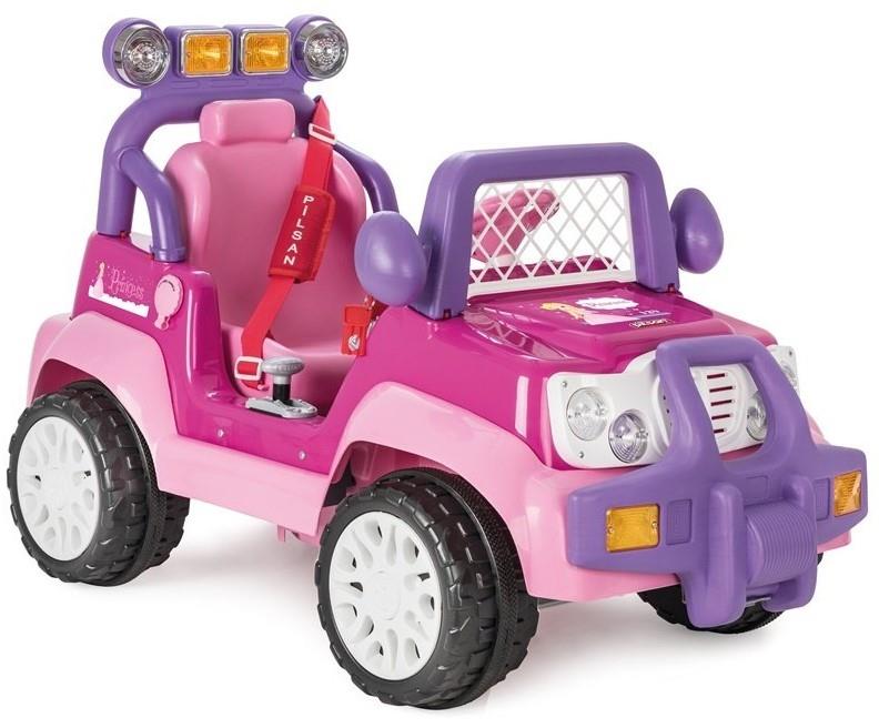 Pilsan Prenses 12 V Akülü Jeep 05-201 Pilsan prenses akülü araba pembe