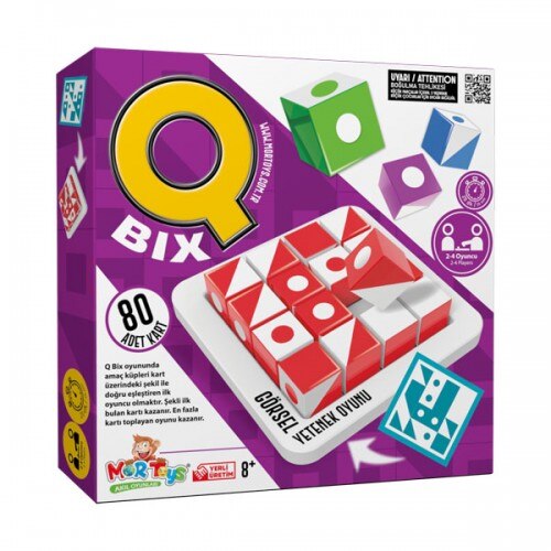 Q BIX Görsel ve Yetenek Oyunu 8+ - Hızlı Gönderim