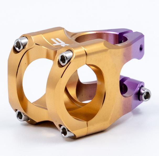 Raptor Alüminyum AS-07 31,8mm Riser Mtb Gidon Bisiklet Gidon Boğazı Mor Turuncu Renk Gidon Boğazı