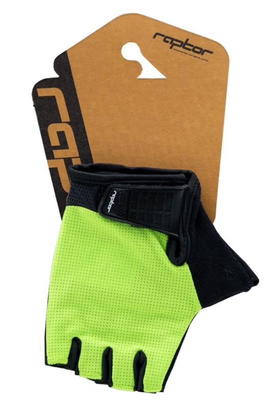 Raptor Bisiklet Eldiveni EVO Kısa Parmak Bisiklet Eldiveni Foam Pad Viper Mint S Beden Yeşil Renk