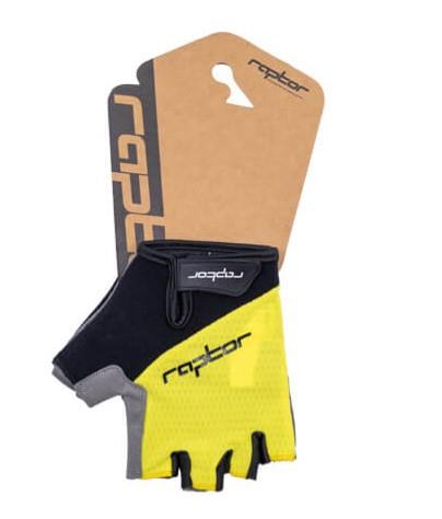 Raptor Cırtlı Eldiven Kısa Parmak Bisiklet Eldiveni MTB Yarım Parmak Eldiven Large Beden Lime