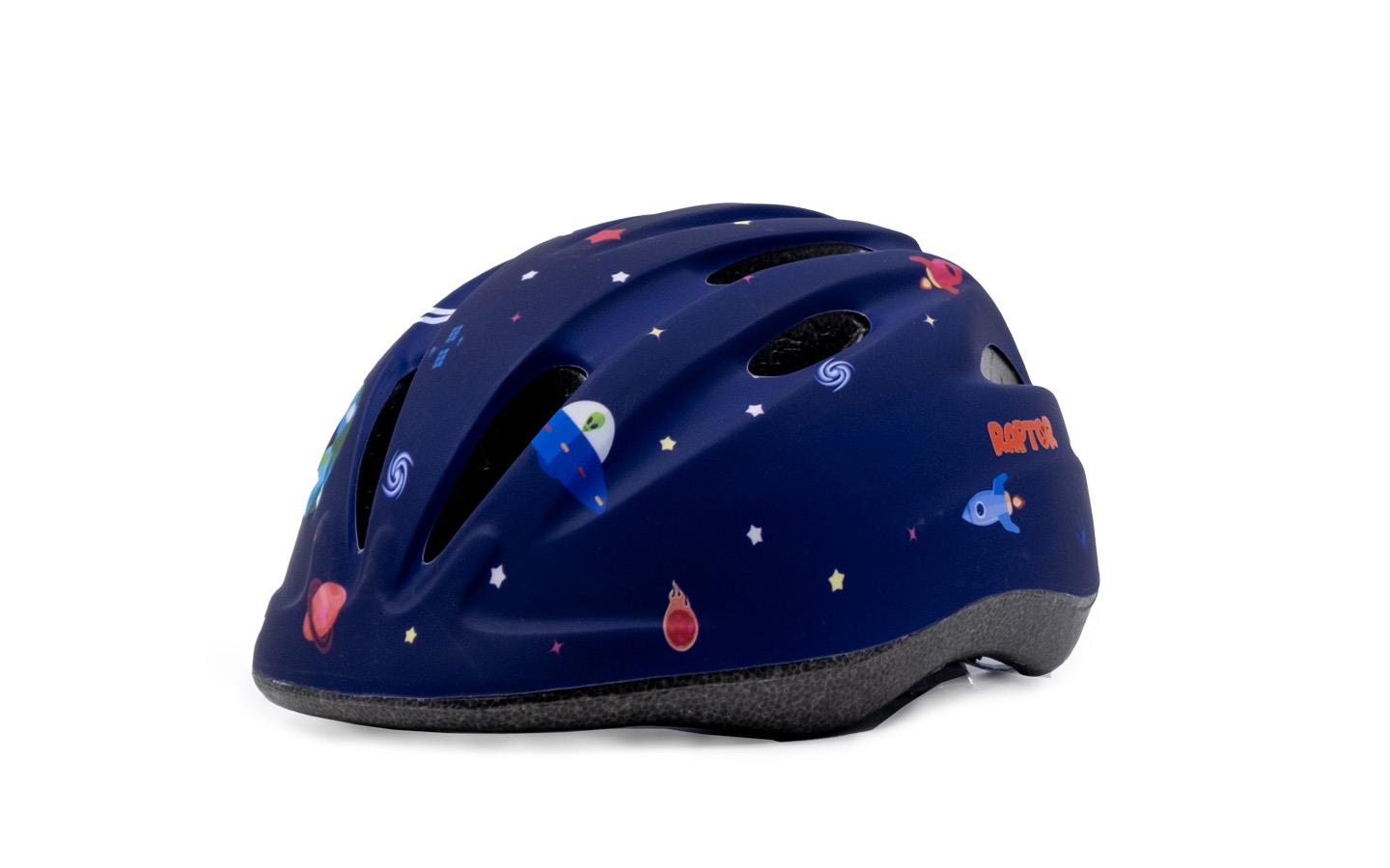 Raptor Çocuk Bisiklet Kaskı HB63 MTB Bisiklet Kaskı Patlıcan Mor Orbit Bisiklet Scooter Kaskı M Beden
