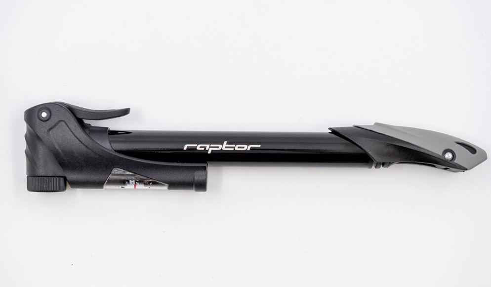 RAPTOR - M21B-02 Göstergeli Mini El Pompası Avuç İçi Destekli Yüksek Basınçlı Bisiklet El Pompası