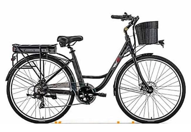 RKS ZF10 28 Jant 250Watt 36 Volt 10Ah Bataryalı Elektrikli Şehir Bisikleti Siyah