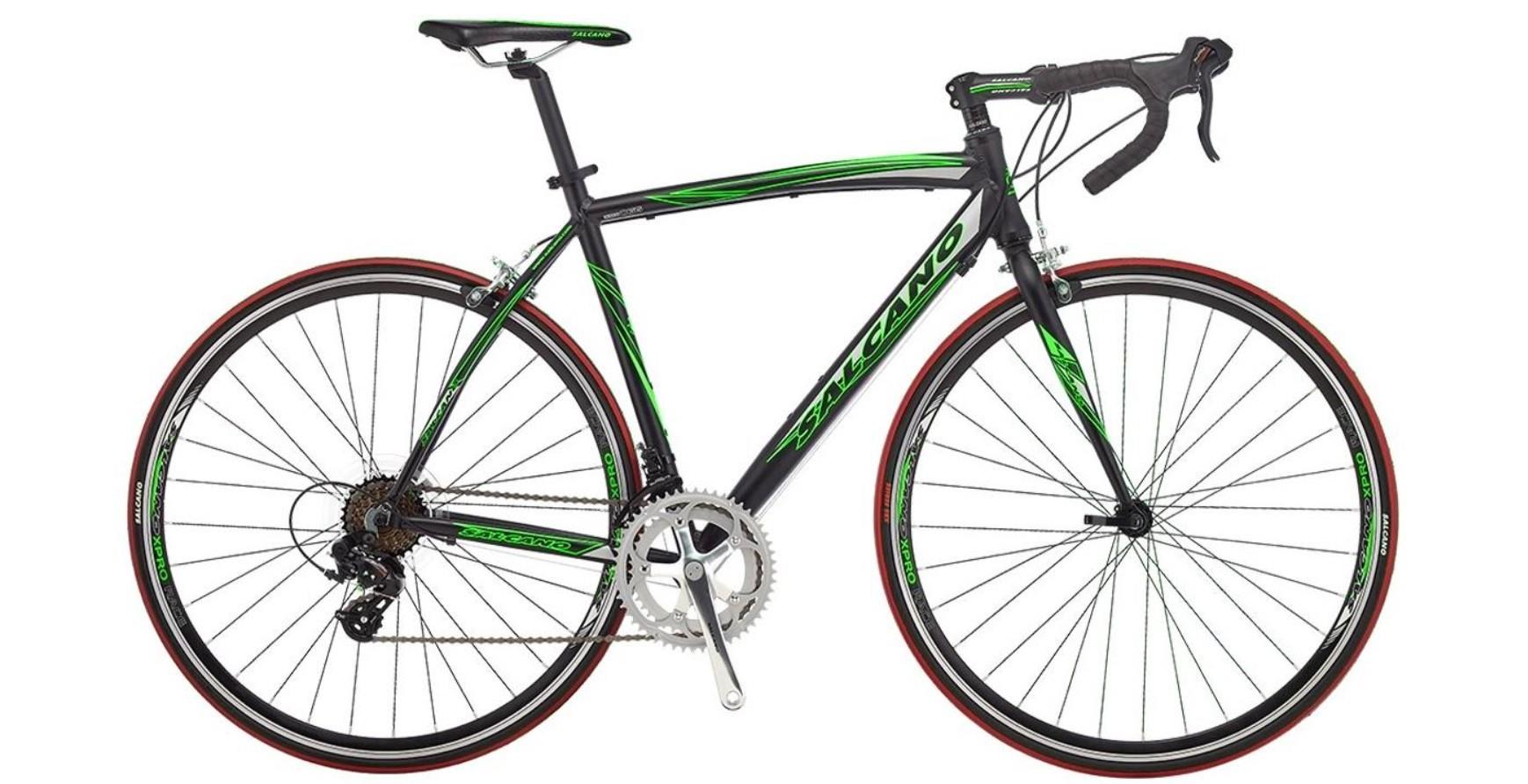 Salcano XRS 066 28 Jant Yol Yarış Bisikleti 51 cm SİYAH Yeşil