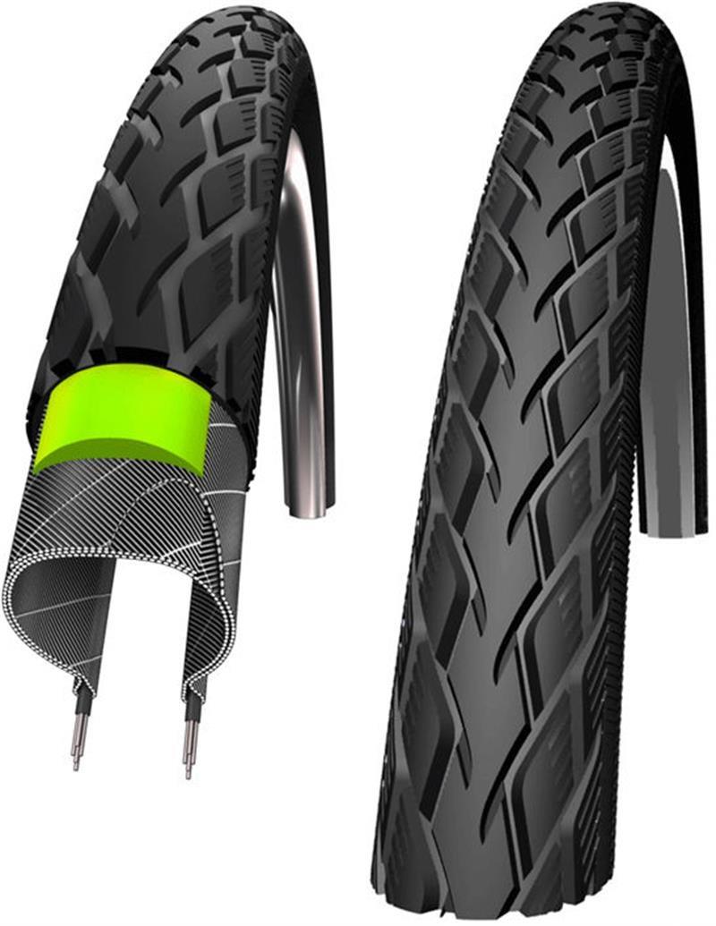 Schwalbe Marathon GreenGuard 700X32 Korumalı Zırhlı Lastik Bisiklet Dış Lastiği Siyah Zırhlı Lastik