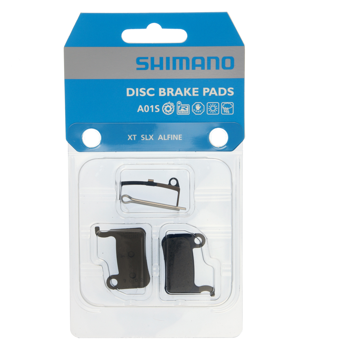 SHIMANO BALATA Disk Fren Balatası Resin A01S Yay/Pim dahil