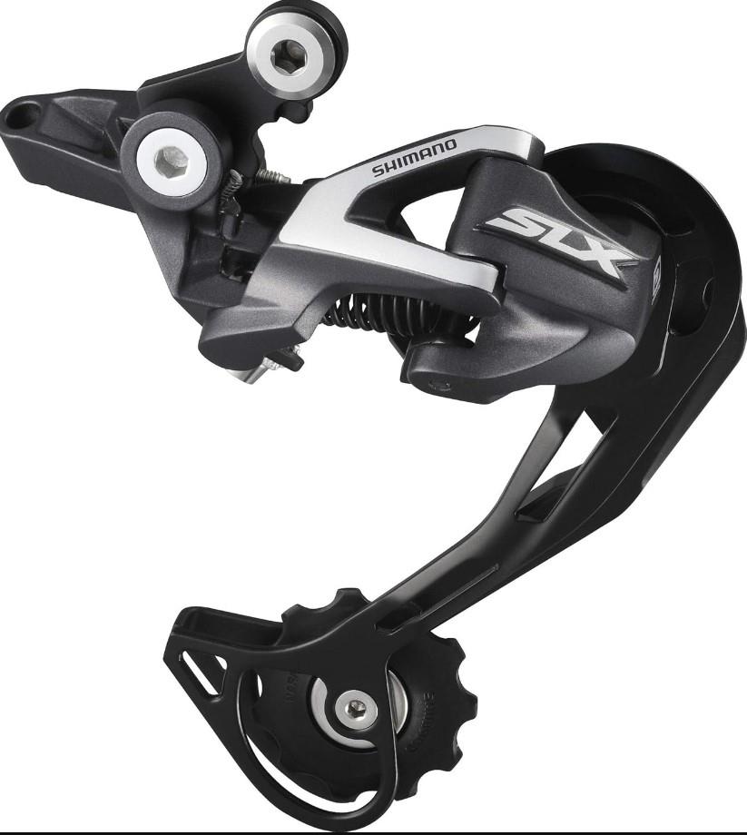 Shimano Bisiklet Arka Aktarıcı SLX 10 Vites Uyumlu Direkt Monte Shadow Arka Attırıcı RD-M670 SLX