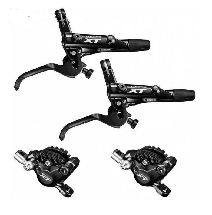 Shimano Deore XT M8100 Ön+Arka Hidrolik Fren Takımı Soğutucu Balatalı Ön Arka Set Fren Takımı