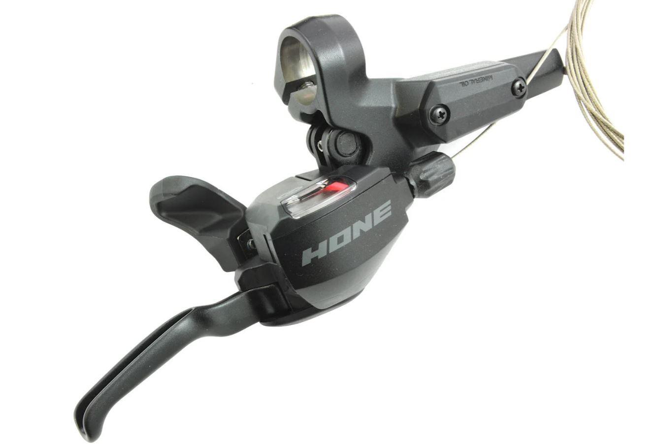 Shimano Hone ST-M600 3X9 Hidrolik Vites Fren Kolu 3X9 - SİYAH Shımano Dual Vites Fren Kolu Hidrolik