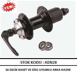 Shunfeng 36 Delik Kaset Dişli ve Disc Uyumlu Arka Hazne Göbek