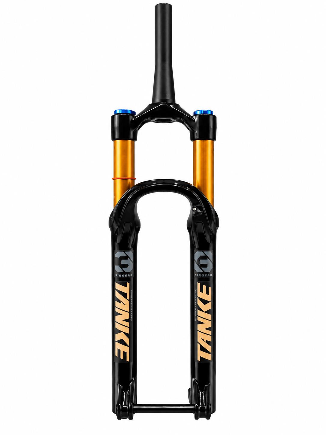 Tanke TF-38MM 29 Havalı Kilitli 180mm Enduro Bisiklet Maşası Konik Sokma Mil Rebound Ayarlı Gold Bacak