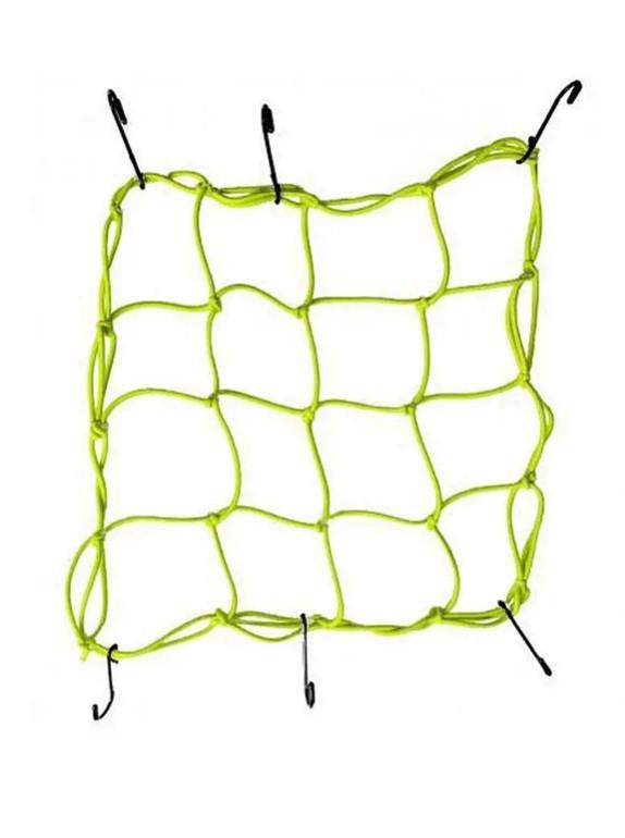 TEX 2010 Ahtapot Motosiklet Kancalı Kask Filesi Evrensel Kask Filesi Plastik Kancalı 40 X 40 Cm Sarı