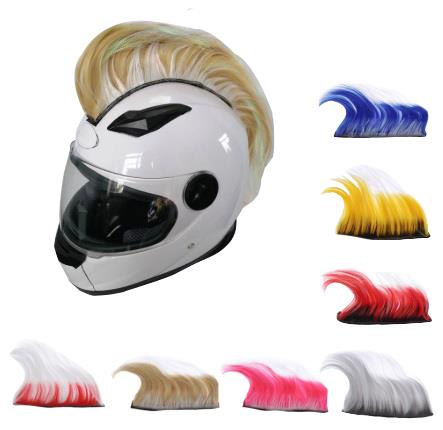 Tex Kask Süsü 1 Motosiklet Bisiklet Ve Kayak Kask Süsü Apaçi Peruk Sarı