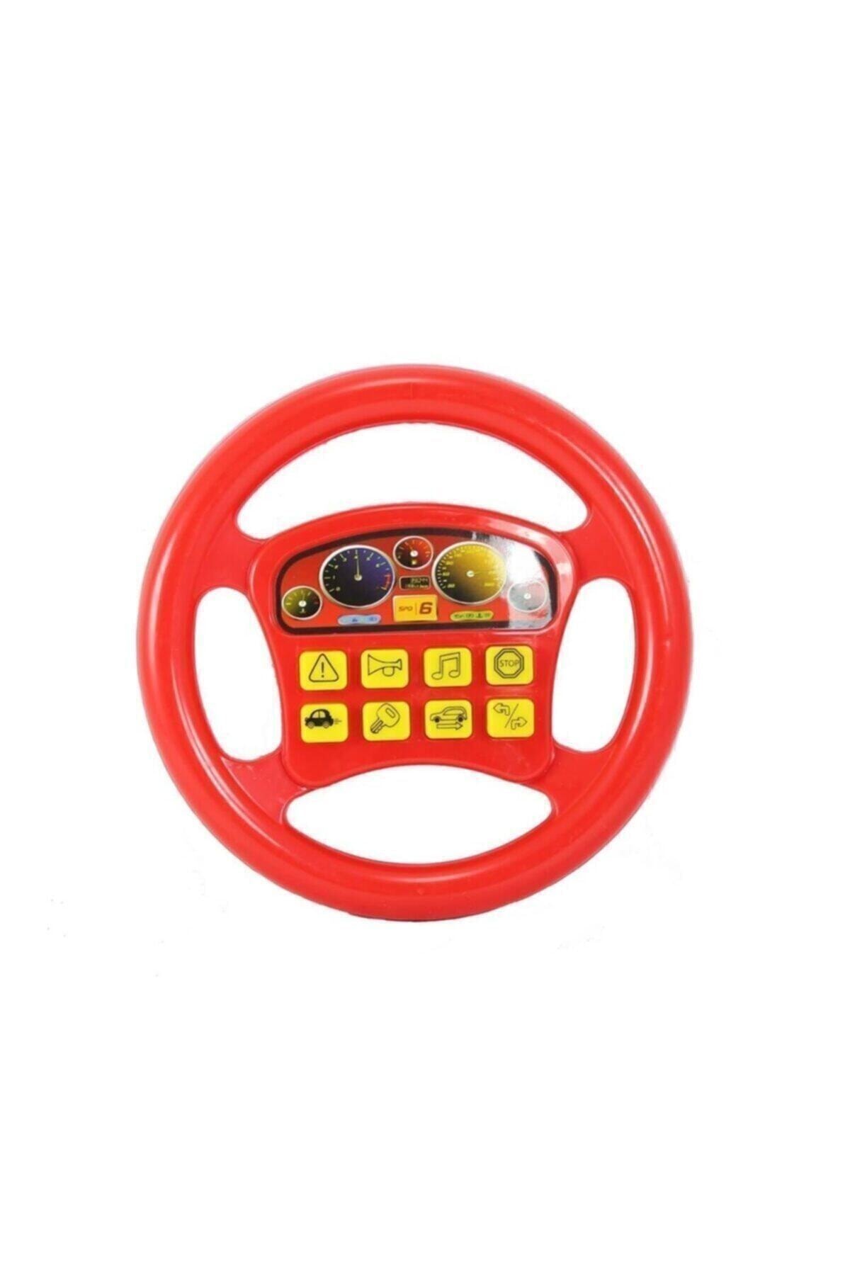 UJ Toys Türkçe Sesli Müzikli ( Poşetli ) Direksiyon Mavi Renk