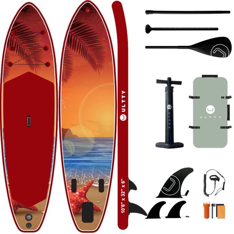 ULTTY Sup Paddle Board Seti (Şişme Paddle Board + Kürek + Pompa) Sup Board/Stand Up Paddle 320-81-15