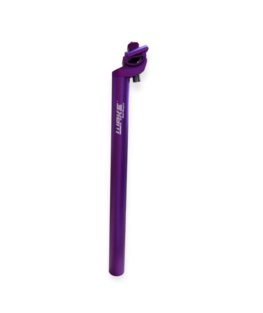 XBYC 679 Wake Sele Borusu 27.2mm çap x 35cm uzunluk Hafif Renkli Bisiklet Koltuk Borusu Mor Renk