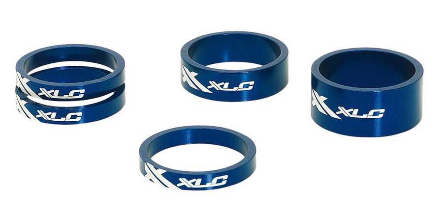 XLC Bisiklet Maşa Yatak Yüzüğü 3x5, 1x10, 1x15 1.1/8" Mavi Renk