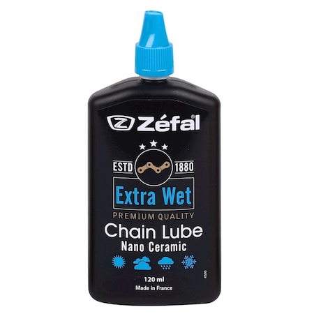 Zefal Extra Wet Zincir Yağı 120 Ml NANO CERAMIC KURU ORTAM YAĞI