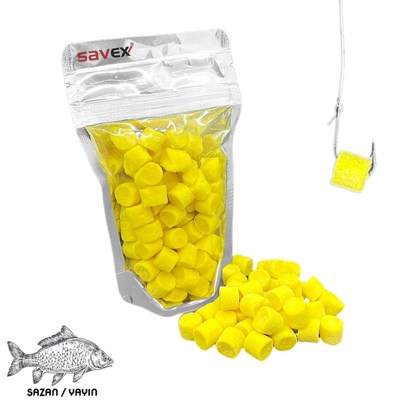 Kullanıma Hazır Silindir Kesim Sarı Hamur Yem Taneleri