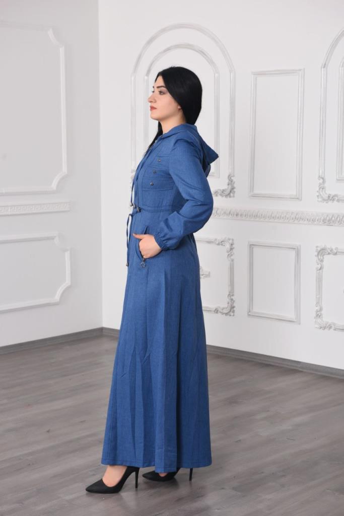 Women's seasonal stylish and comfortable coat is unlined and suitable for daily use, model 1011 - Light Blue