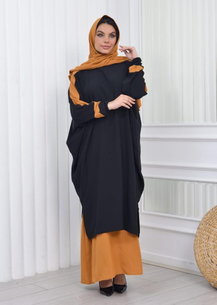 women's summer hijab sheet model 4427 - AÇIK KAHVE