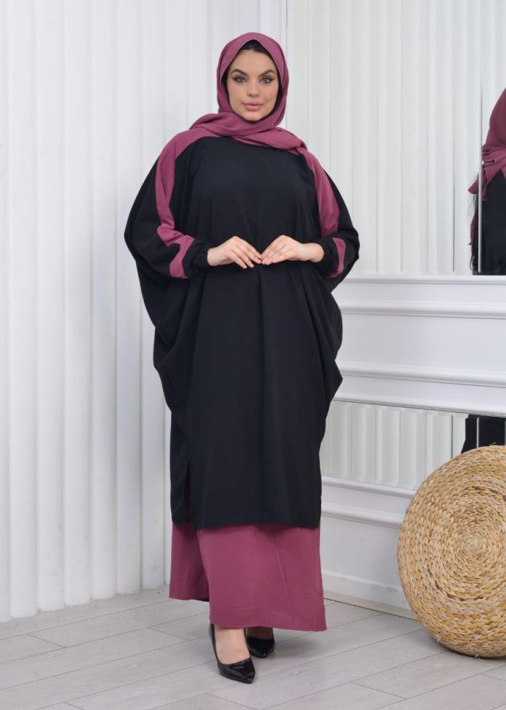 women's summer hijab sheet model 4427 - Fuchsia