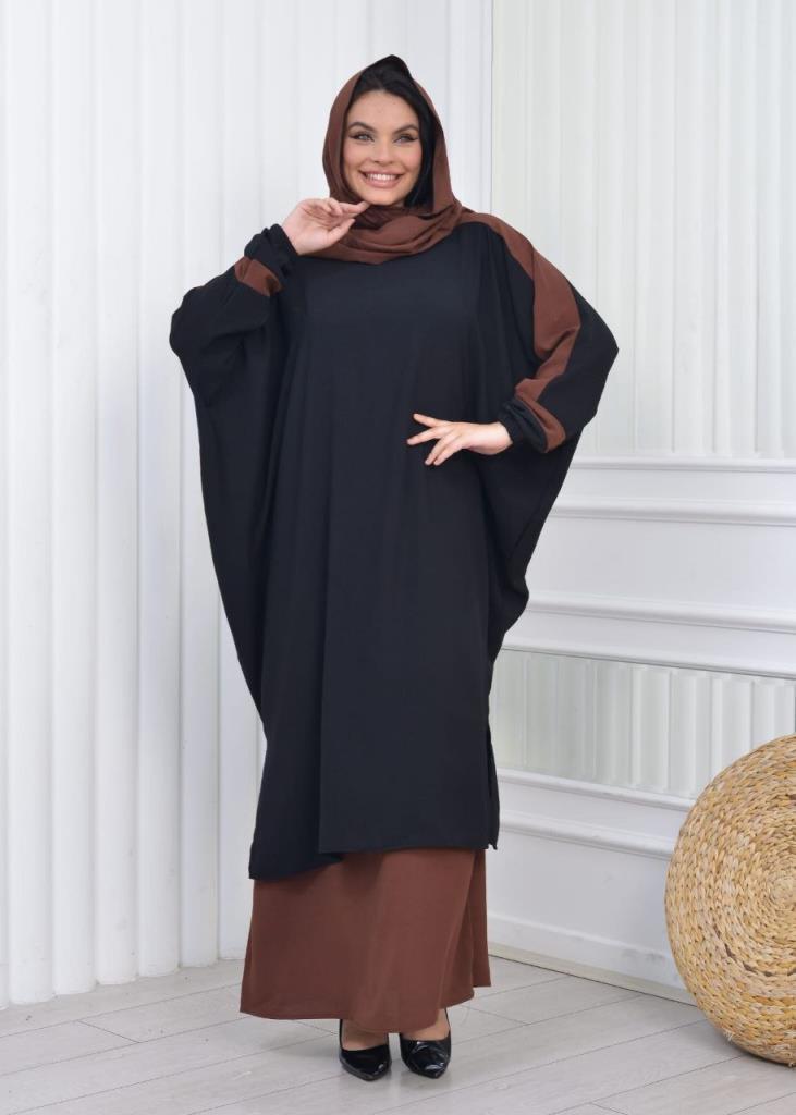 women's summer hijab sheet model 4427 - Brown